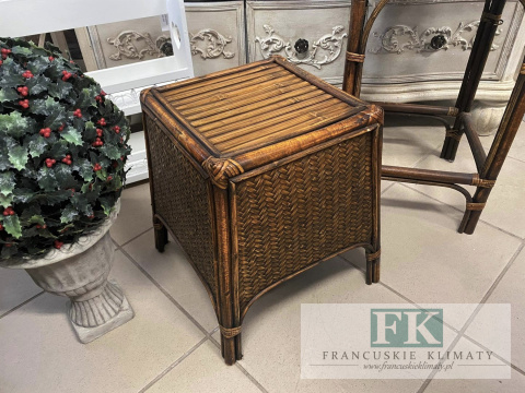 STYLOWY STOLIK TABORET , POSTUMENT , KWIETNIK bambus WYS 35cm BOHO STYLOWY STOLIK TABORET , POSTUMENT , KWIETNIK bambus WYS 35cm BOHO