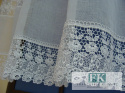 KUPON ZAZDROSTKA 161/60, BATYST ETAMINA GIPIURA szelki BIEL KUPON ZAZDROSTKA 161/60, BATYST ETAMINA GIPIURA szelki BIEL