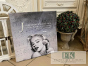 OBRAZ NA PŁÓTNIE 50x50 MARILYN MONROE NUTKI RETRO VINTAGE OBRAZ NA PŁÓTNIE 50x50 MARILYN MONROE NUTKI RETRO VINTAGE