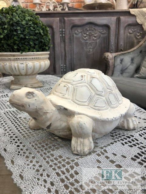 ŻÓŁW 26 cm do wnętrz i ogrodów SHABBY , PROWANSJA , VINTAGE ...