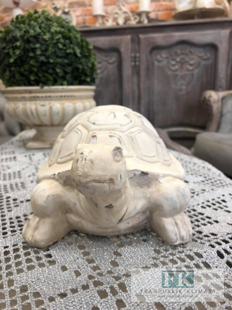 ŻÓŁW 26 cm do wnętrz i ogrodów SHABBY , PROWANSJA , VINTAGE ...