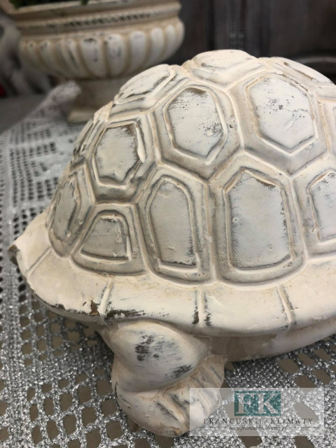 ŻÓŁW 26 cm do wnętrz i ogrodów SHABBY , PROWANSJA , VINTAGE ...