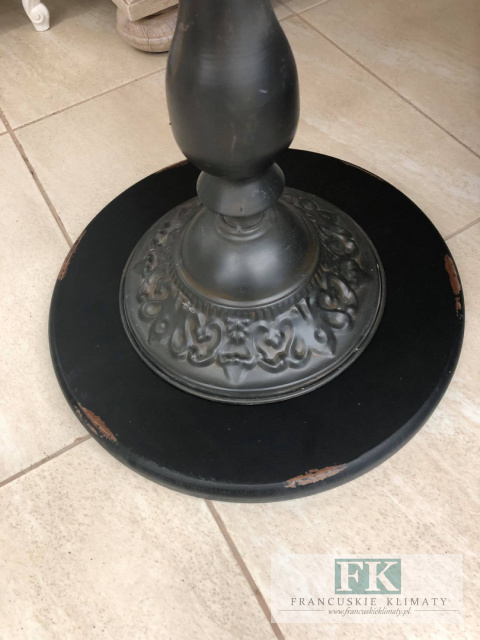 STOLIK POMOCNIK DREWNO 63 CM czarny STOLIK POMOCNIK DREWNO 63 CM czarny