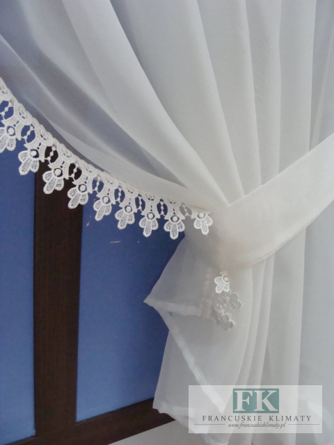 FIRANA , FIRANKA WOAL GIPIURA , 500/160 , PROWANSJA , SHABBY CHIC, VINTAGE , RETRO wys 160 cm