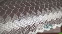KUPON TKANINA MATERIAŁ185x280 TIUL HAFTOWANY BIEL OKAZJA KUPON TKANINA MATERIAŁ185x280 TIUL HAFTOWANY BIEL OKAZJA