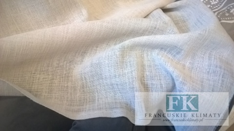MATERIAŁ , TKANINA NATURA BEŻ GRUBY SPLOT wysokość ok 300 cm