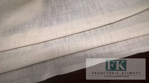 MATERIAŁ , TKANINA NATURA BEŻ GRUBY SPLOT wysokość ok 300 cm