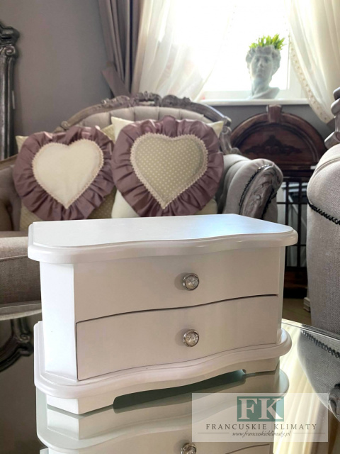 SZKATUŁA NA BIŻUTERIĘ szufladka SHABBY PROWANSJA VINTAGE