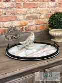 TACA DEKORACYJNA OKRĄGŁA FI 43 CM , shabby prowansja TACA DEKORACYJNA OKRĄGŁA FI 43 CM , shabby prowansja