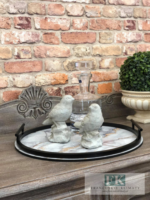 TACA DEKORACYJNA OKRĄGŁA FI 43 CM , shabby prowansja TACA DEKORACYJNA OKRĄGŁA FI 43 CM , shabby prowansja