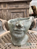 WSPANIAŁY WAZON / DONICA - OSŁONKA CERAMICZNO- BETONOWA POPIERSIE WYS 19 CM WSPANIAŁY WAZON / DONICA - OSŁONKA CERAMICZNO- BETONOWA POPIERSIE WYS 19 CM