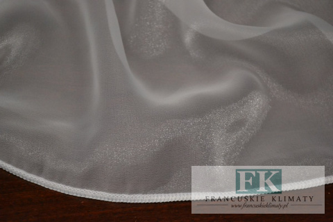 TKANINA ORGANZA matowy firana materiał BIEL 280 cm TKANINA ORGANZA matowy firana materiał BIEL 280 cm