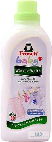 FROSCH BABY 750 ml , 430 PŁUKAŃ BIAŁY HIPOALERGICZNY , BIO-QUALITAT SEIT