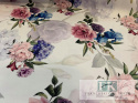 ! TKANINA Materiał ZASŁONY obrusy kwiaty szer 160 PROWANSJA