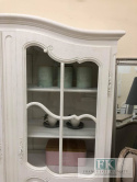 FRANCUSKI KREDENS BIBLIOTEKA witryna DĄB szer. 136,5 cm biały SHABBY PROWANSJA vintage FRANCUSKI KREDENS BIBLIOTEKA witryna DĄB szer. 136,5 cm biały SHABBY PROWANSJA vintage
