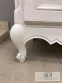 FRANCUSKI KREDENS BIBLIOTEKA witryna DĄB szer. 136,5 cm biały SHABBY PROWANSJA vintage FRANCUSKI KREDENS BIBLIOTEKA witryna DĄB szer. 136,5 cm biały SHABBY PROWANSJA vintage