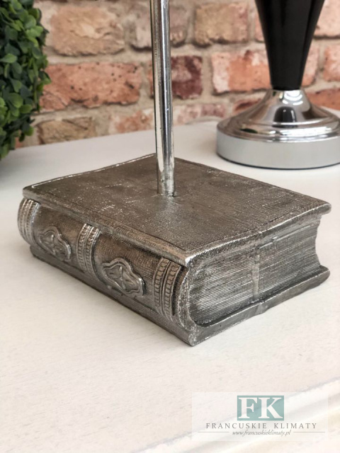 OZDOBA DO WNĘTRZ "SKRZYDŁO" stare srebro wys. 60 cm