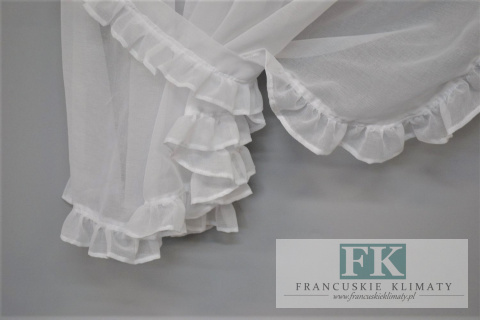 FIRANA ROMA PROWANSJA , SHABBY , VINTAGE , BATYST FALBANA