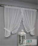 FIRANA ROMA PROWANSJA , SHABBY , VINTAGE , BATYST FALBANA