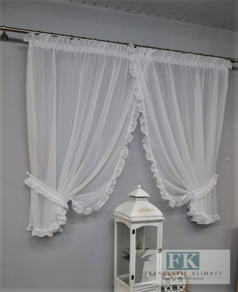 FIRANA ROMA PROWANSJA , SHABBY , VINTAGE , BATYST FALBANA
