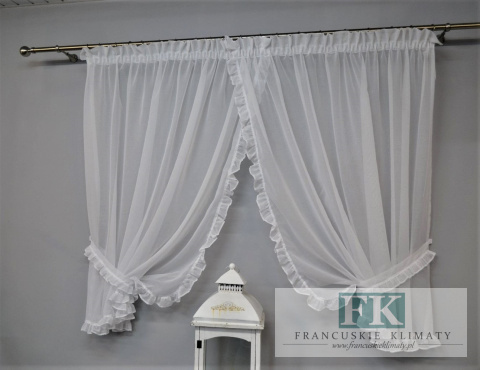 FIRANA ROMA PROWANSJA , SHABBY , VINTAGE , BATYST FALBANA