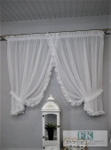 FIRANA ROMA PROWANSJA , SHABBY , VINTAGE , BATYST FALBANA