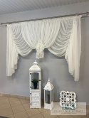 FIRANKA ŁABĘDŹ KRESZ 450X160 KREM LAMÓWKA