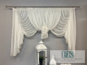 FIRANKA ŁABĘDŹ KRESZ 450X160 KREM LAMÓWKA