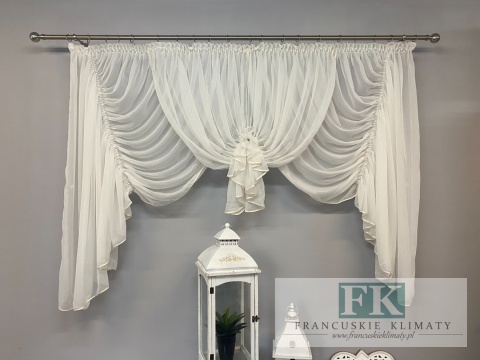 FIRANKA ŁABĘDŹ KRESZ 450X160 KREM LAMÓWKA