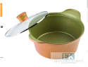 GARNEK ALUMINIOWY 6 LITRY FLORONA FOREST z pokrywką 28 cm GARNEK ALUMINIOWY 6 LITRY FLORONA FOREST z pokrywką 28 cm