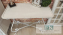 KONSOLA stolik 90 cm metal SHABBY PROWANSJA