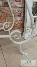 KONSOLA stolik 90 cm metal SHABBY PROWANSJA