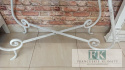 KONSOLA stolik 90 cm metal SHABBY PROWANSJA