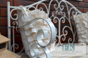 ŁAWKA KUTY METAL HOME & GARDEN Z DREWNIANYM SIEDZISKIEM W STYLU FRANCUSKIM , PROWANSALSKIM , SHABBY , LOFT. ŁAWKA KUTY METAL HOME & GARDEN Z DREWNIANYM SIEDZISKIEM W STYLU FRANCUSKIM , PROWANSALSKIM , SHABBY , LOFT.