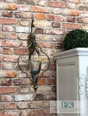 METALOWY LAMPION WISZĄCY 52 cm W KOLORZE ZŁOTYM W STYLU PROWANSALSKIM, FRANCUSKIM, SHABBY METALOWY LAMPION WISZĄCY 52 cm W KOLORZE ZŁOTYM W STYLU PROWANSALSKIM, FRANCUSKIM, SHABBY