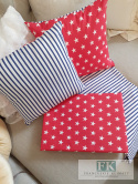 POŚCIEL 5 elementów ! 100 % bawełna PASKI GWIAZDKI 160X 200
