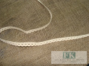 PROWANSJA! KORONKA 100 % BAWEŁNA krem biel 1 cm PROWANSJA! KORONKA 100 % BAWEŁNA krem biel 1 cm
