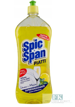 SPIC SPAN PŁYN DO NACZYŃ LIMONKA I MIĘTA 1000ML