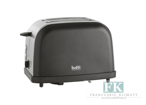 TOSTER ELEKTRYCZNY BOTTI ELEGANZA 900 W MATOWA CZARNA POWŁOKA TOSTER ELEKTRYCZNY BOTTI ELEGANZA 900 W MATOWA CZARNA POWŁOKA