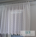 ZAZDROSTKA WITRAŻ ŻAKARD KWIATY 120 cm PROWANSJA ZAZDROSTKA WITRAŻ ŻAKARD KWIATY 120 cm PROWANSJA