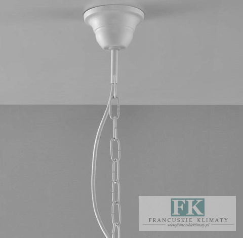 ŻYRANDOL lampa "LOARA " BIAŁA 7 RAMIENNA BIAŁY sHABBY prowansja ŻYRANDOL lampa "LOARA " BIAŁA 7 RAMIENNA BIAŁY sHABBY prowansja