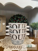 BULIONÓWKA SOUP WYS. 8 CM SZARA styl francuski, shabby, vintage