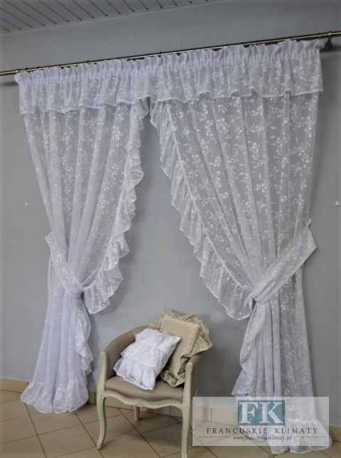 FIRANA LAMBREKIN ROSAURA FALBANY W KWIATKI W STYLU PROWENSALSKIM , RETRO , VINTAGE , FRANCUSKIM , SHABBY