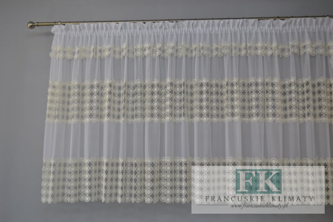 FIRANA ŻORŻETA GIPIIURA 400/130 , PROWANSJA , SHABBY CHIC