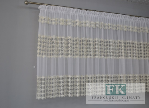 FIRANA ŻORŻETA GIPIIURA 400/130 , PROWANSJA , SHABBY CHIC