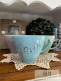 STYLOWY DEKORACYJNY KUBEK, BULIONÓWKA SOUP BABY BLUE STYLOWY DEKORACYJNY KUBEK, BULIONÓWKA SOUP BABY BLUE