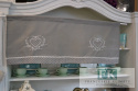 ZAZDROSTKA 40X100 KOLEKCJA SZARE SERCE SHABBY PROWANSJA FRANCJA