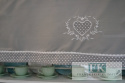 ZAZDROSTKA 40X100 KOLEKCJA SZARE SERCE SHABBY PROWANSJA FRANCJA