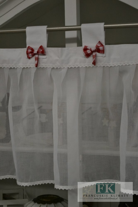 ZAZDROSTKA BATYST KOKARDECZKA ROWANSJA , SHABBY CHIC , VINTAGE