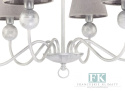 ŻYRANDOL lampa "CASSANDRA " 6 RAMIENNA sHABBY prowansja ŻYRANDOL lampa "CASSANDRA " 6 RAMIENNA sHABBY prowansja